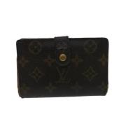 Pre-owned Coated canvas wallets Louis Vuitton Vintage , Brown , Dames