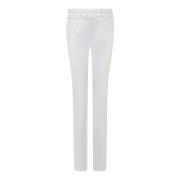 Witte Skinny Jeans met Ringapplicaties Dsquared2 , White , Dames
