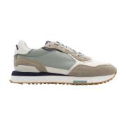 Retro Sneaker Beige Verde Woolrich , Multicolor , Heren