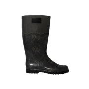 Pre-owned Rubber boots Valentino Vintage , Black , Dames