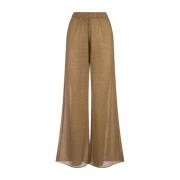 Wide Trousers Oseree , Brown , Dames