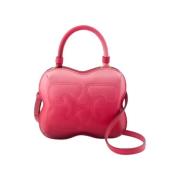 Leather handbags Ganni , Pink , Dames