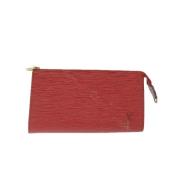 Pre-owned Leather louis-vuitton-bags Louis Vuitton Vintage , Red , Dam...