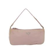 Pre-owned Nylon pouches Prada Vintage , Pink , Dames