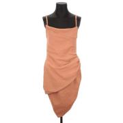 Pre-owned Fabric dresses Jacquemus Pre-owned , Pink , Dames