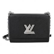 Pre-owned Leather crossbody-bags Louis Vuitton Vintage , Black , Dames