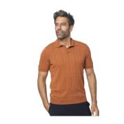 Polo Shirts Gran Sasso , Brown , Heren