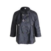 Pre-owned Silk outerwear Burberry Vintage , Black , Dames