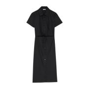 Shirt Dresses Patrizia Pepe , Black , Dames