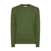 Round-neck Knitwear Sun68 , Green , Heren