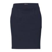 Midi Skirts Ichi , Blue , Dames