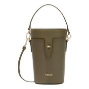 Net Verticale Mini Emmer Tas Furla , Green , Dames