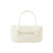 Leather handbags Jil Sander , Beige , Dames