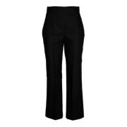 Straight Trousers Iblues , Black , Dames