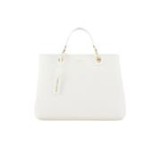 Grote Tote Tas van Zacht Imitatieleer Emporio Armani , White , Dames