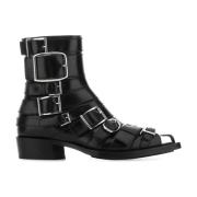 Ankle Boots Alexander McQueen , Black , Dames