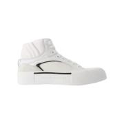 Leather sneakers Alexander McQueen , White , Heren