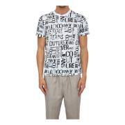 Wit T-Shirt (Generiek) Versace Jeans Couture , Multicolor , Heren