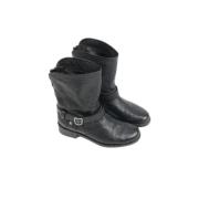 Pre-owned Leather boots Bally Pre-owned , Black , Dames