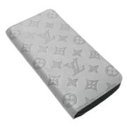 Pre-owned Leather wallets Louis Vuitton Vintage , Gray , Heren