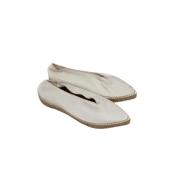 Pre-owned Leather sandals Celine Vintage , White , Dames