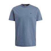 Zwaar Katoenen Regular Fit T-shirt Cast Iron , Blue , Heren