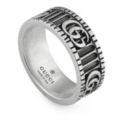 Ybc551899001 - 925 sterling zilver - GG Marmont ring in verouderd ster...