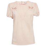 Pre-owned Fabric tops Valentino Vintage , Pink , Dames
