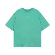 Gebreide Smiley T-shirt Bruna Refined Department , Green , Dames