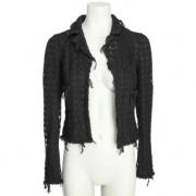 Pre-owned Cotton outerwear Chanel Vintage , Black , Dames