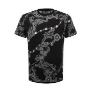 T-Shirts Versace Jeans Couture , Black , Heren