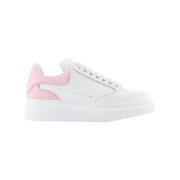 Pre-owned Leather sneakers Alexander McQueen Pre-owned , White , Dames