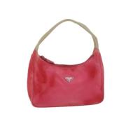 Pre-owned Nylon handbags Prada Vintage , Pink , Dames