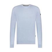 Crew-Neck Pullover Sweatshirt State of Art , Blue , Heren