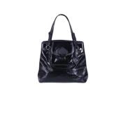 Pre-owned Leather totes Moschino Pre-Owned , Black , Dames