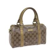 Pre-owned Canvas handbags Gucci Vintage , Yellow , Dames