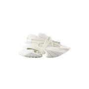 Pre-owned Leather sneakers Balmain Pre-owned , White , Dames