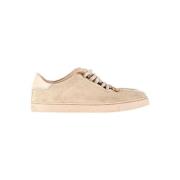 Pre-owned Suede sneakers Gianvito Rossi Pre-owned , Beige , Dames