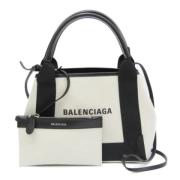 Pre-owned Cotton handbags Balenciaga Vintage , White , Dames