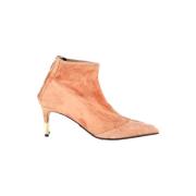 Pre-owned Suede boots Balmain Pre-owned , Pink , Dames