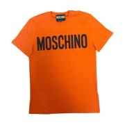 T-Shirts Moschino , Orange , Heren