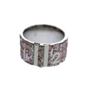 Pre-owned Metal rings Dior Vintage , Pink , Dames