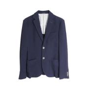 Pre-owned Wool outerwear Armani Pre-owned , Blue , Dames