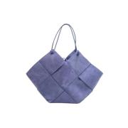Pre-owned Polyester handbags Bottega Veneta Vintage , Purple , Dames