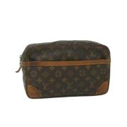 Pre-owned Canvas louis-vuitton-bags Louis Vuitton Vintage , Brown , Da...