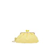 Kant Pasticcino Clutch Tas Max Mara Weekend , Yellow , Dames