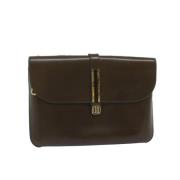 Pre-owned Leather dior-bags Dior Vintage , Brown , Dames