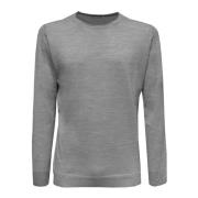 As Crewneck Sweater Goes Botanical , Gray , Heren