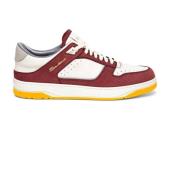 Italiaanse Leren Sneakers Santoni , Multicolor , Heren