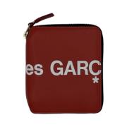 Rode Huge Logo Portemonnee Comme des Garçons , Red , Unisex